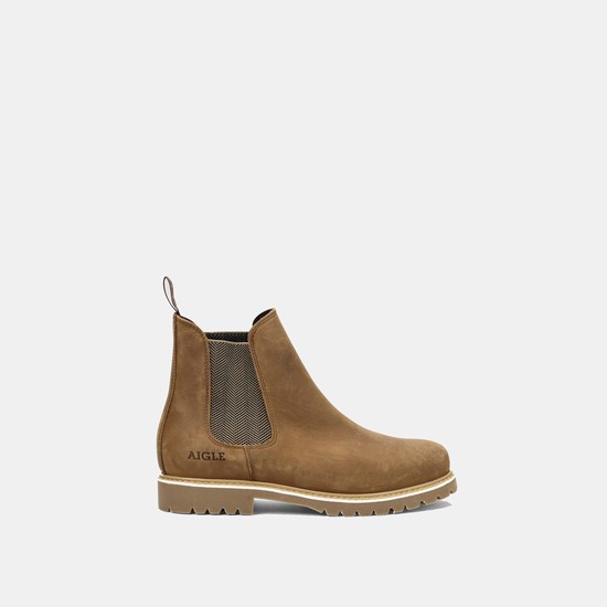 Aigle The Iconic Chelsea Boot Chelsea Boots Women Brown ZA-06359